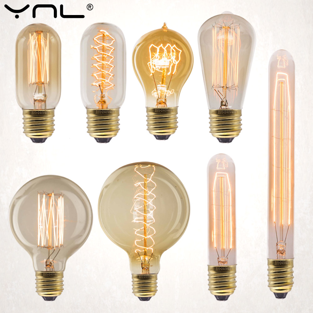 Home Decor Retro - E27 Retro Edison Bulb 220V 40W