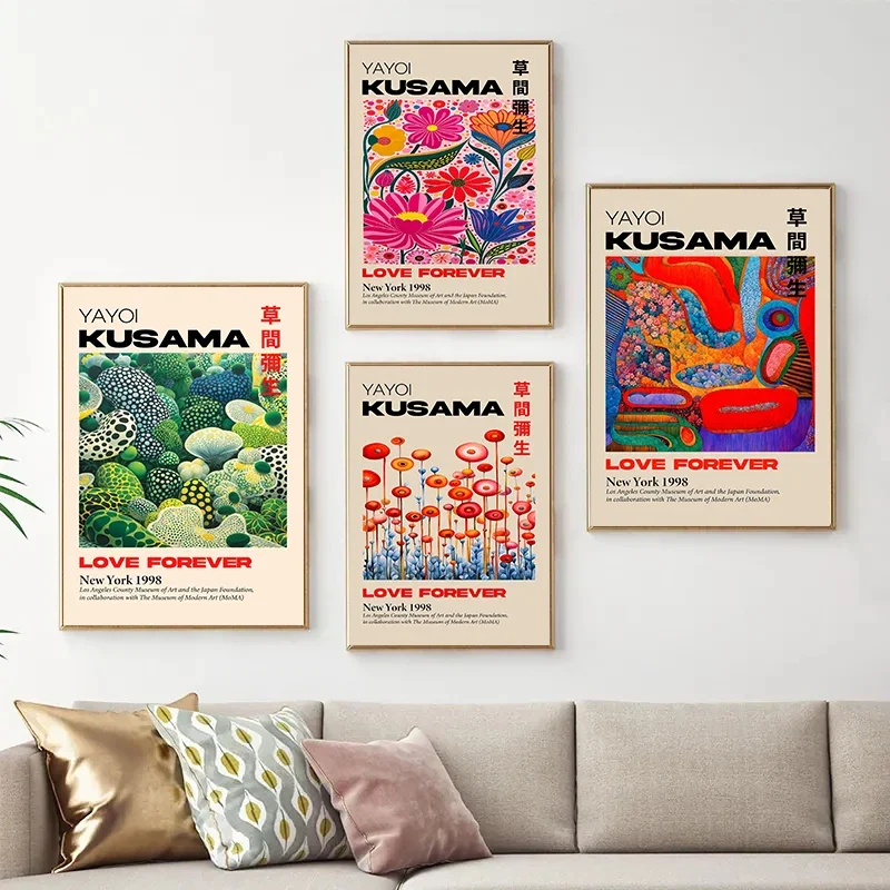 Home Decor Exhibition - Abstract Mobile Japanese Yayoi Kusama Mountain
