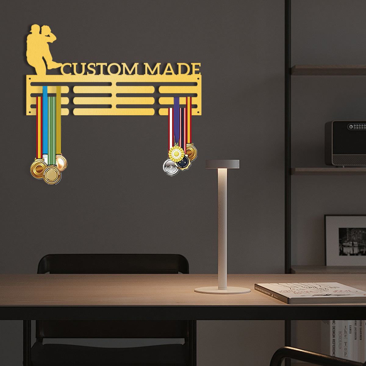 Home Decor Living Room - 1pc Fun Customized medal holder Wall