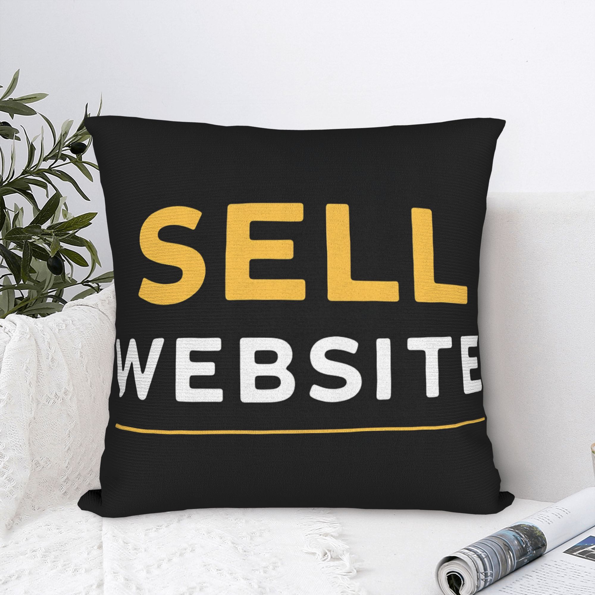Home Decor Website - Pillow Case Website Sell Square Pillow