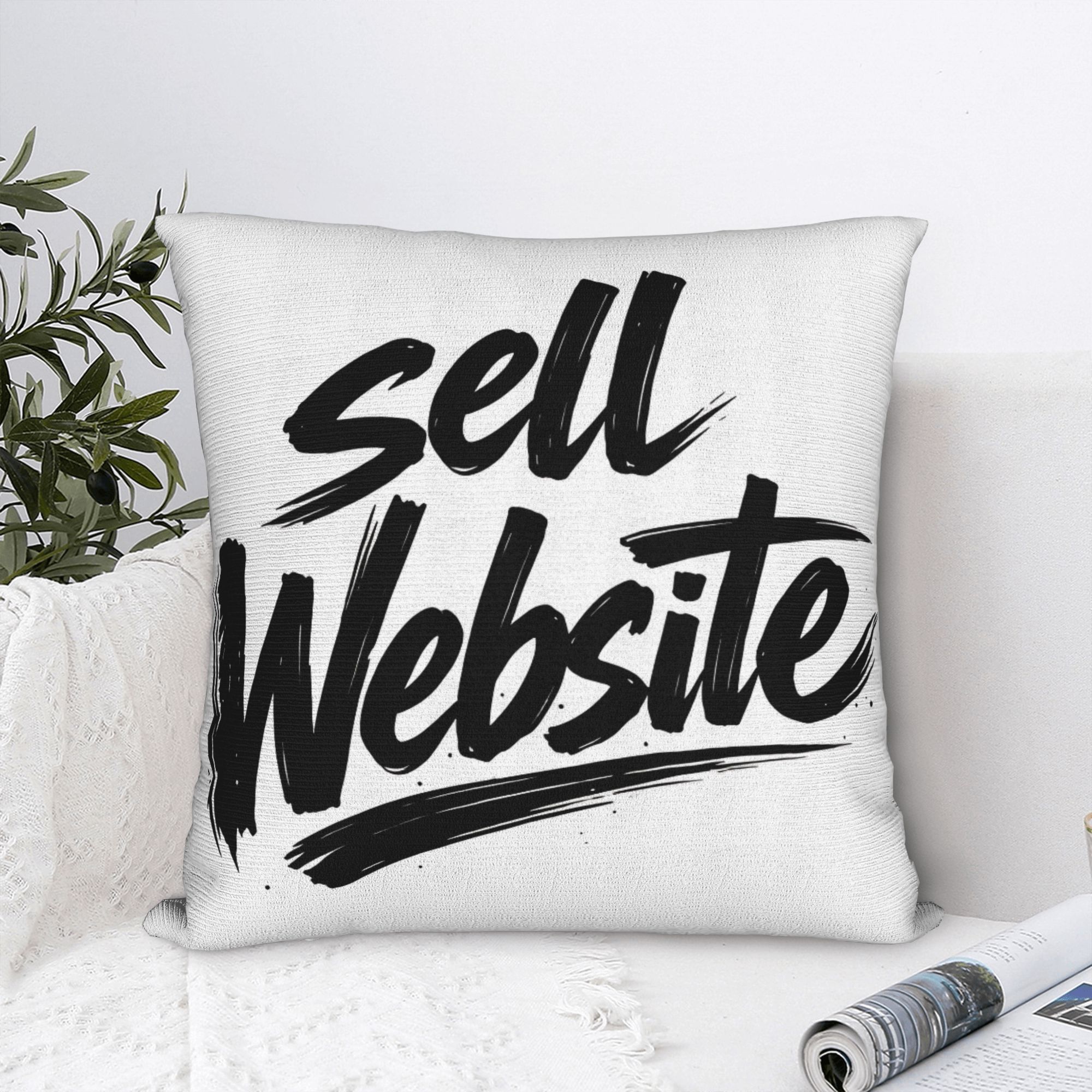 Home Decor Website - Website Sell Pillow Case Print Pillow