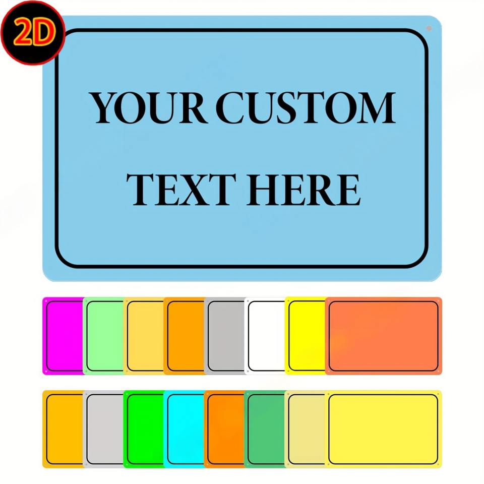 Home Decor Free Images - Custom Photo Printed Tin Sign Personal