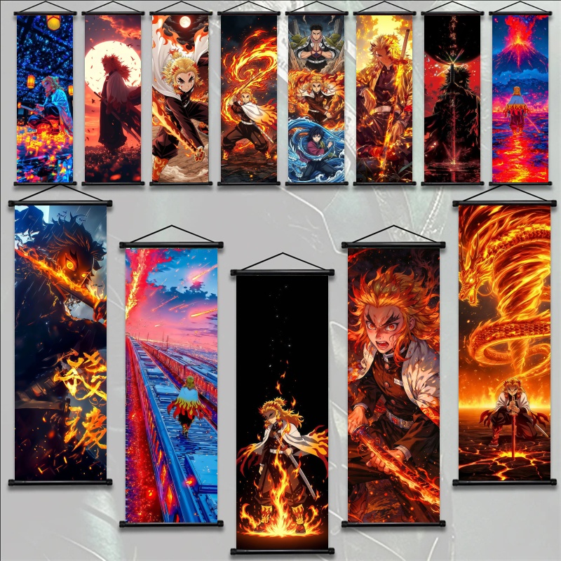 Home Decor Living Room - Demon Slayer Kyojuro Rengoku HD Print