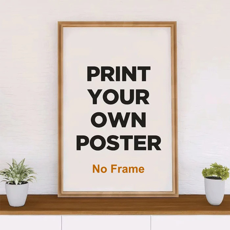 Home Decor Canvas - 1pc Customized Portrait Landscape Poster Printing