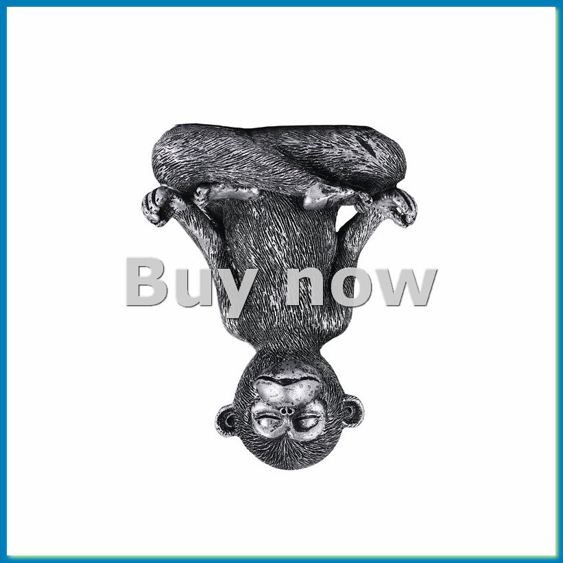 Home Decor Living Room - Meditating Monkey Statue Resin Yoga Buddha