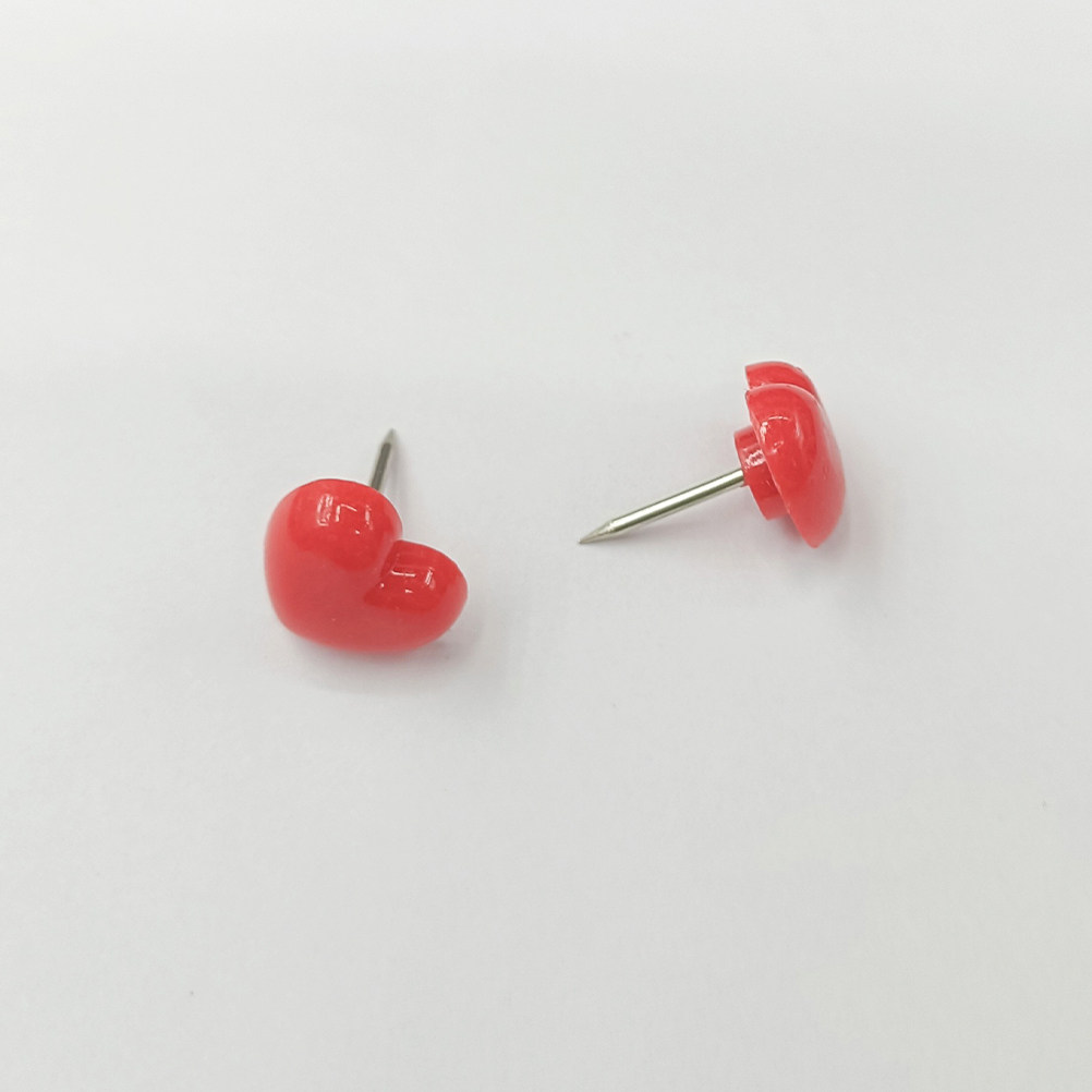 Home Decor Location - 50Pcs Love Heart Push Pins Decorative