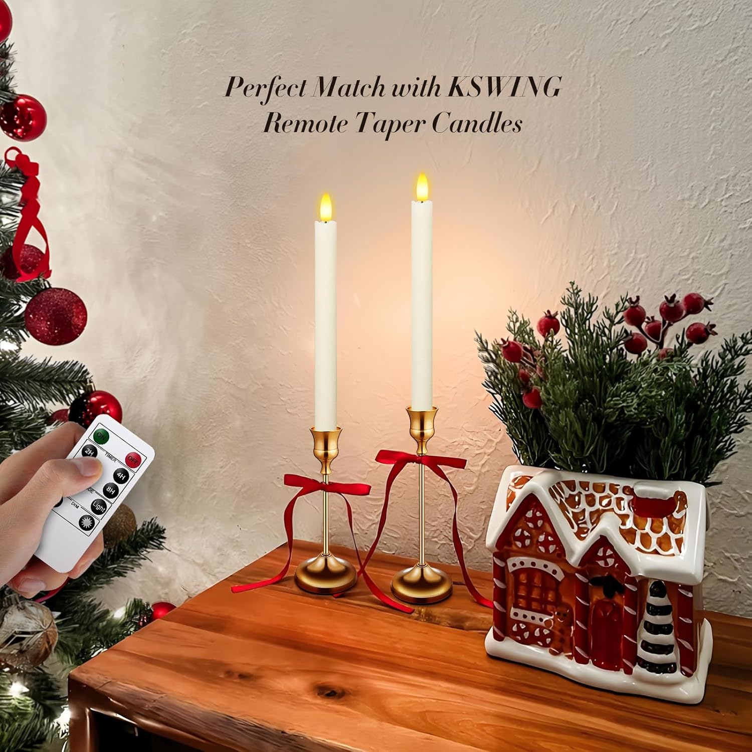 Metal Taper Candle Holders Set - Home Decor Free Images บทวิจารณ์และราคา