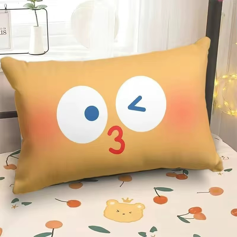 Funny Emoji Pillowcase Rectang - Home Decor Emoji บทวิจารณ์และราคา