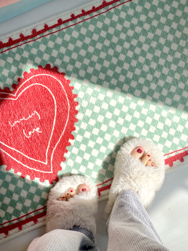 Cute Bedroom Bedside Rug Creat - Home Decor Ig บทวิจารณ์และราคา
