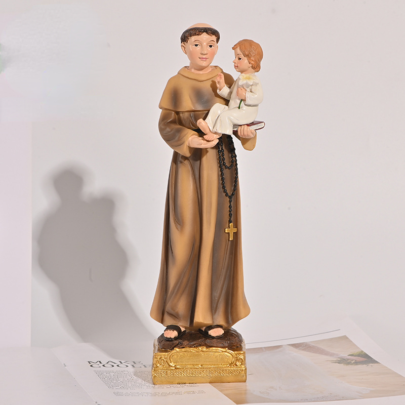 1PC Saint Antonio Statue Icon  - Home Decor Quirky บทวิจารณ์และราคา