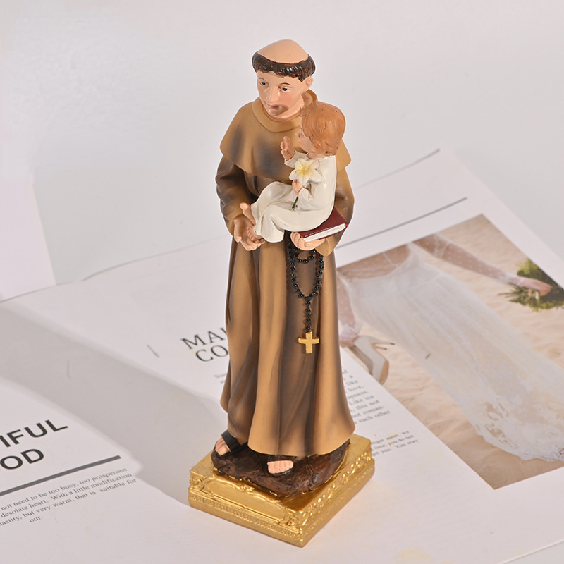 1PC Saint Antonio Statue Icon  - Home Decor Quirky บทวิจารณ์และราคา