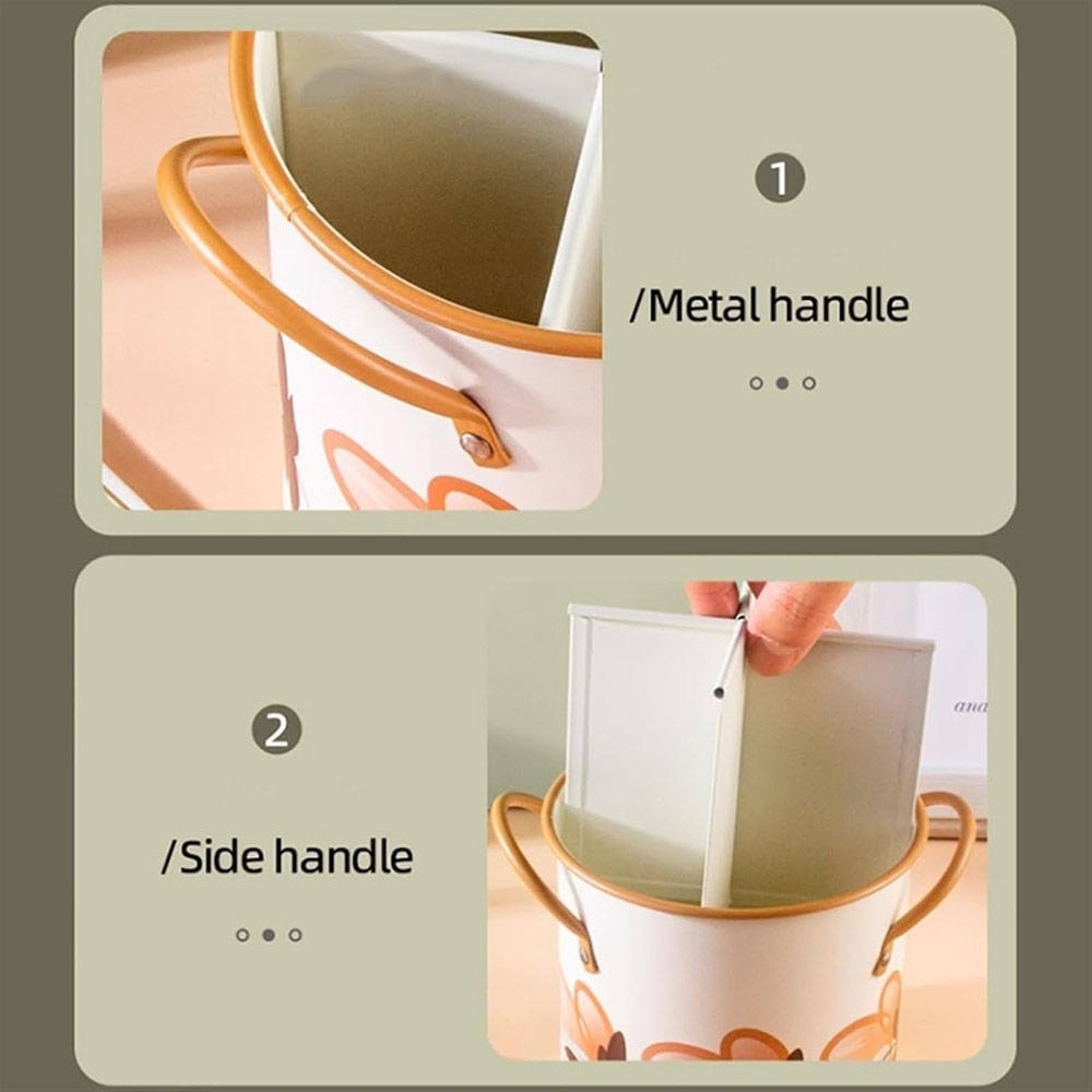 Retro Tableware Storage Bucket - Home Decor Retro บทวิจารณ์และราคา