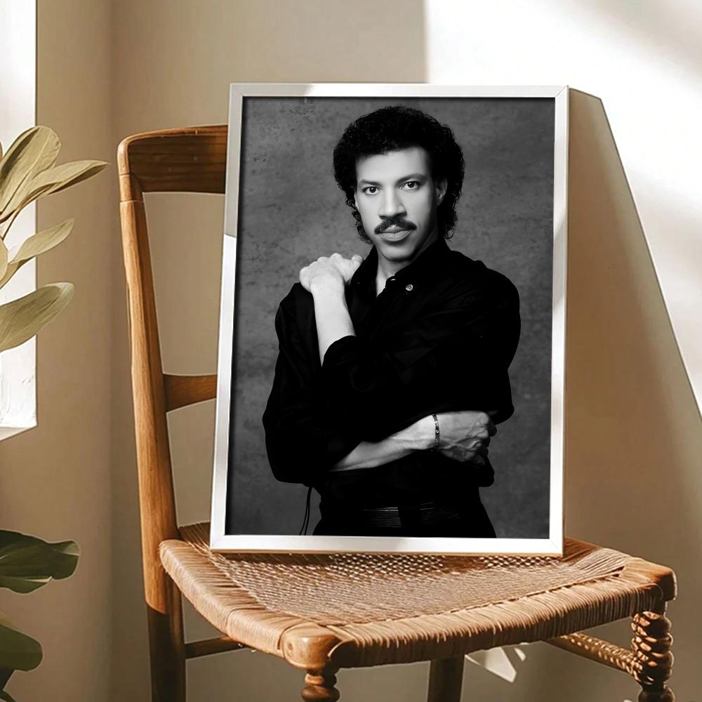 Singer L-Lionel Richie Poster  - Home Decor Living Room Ideas บทวิจารณ์และราคา