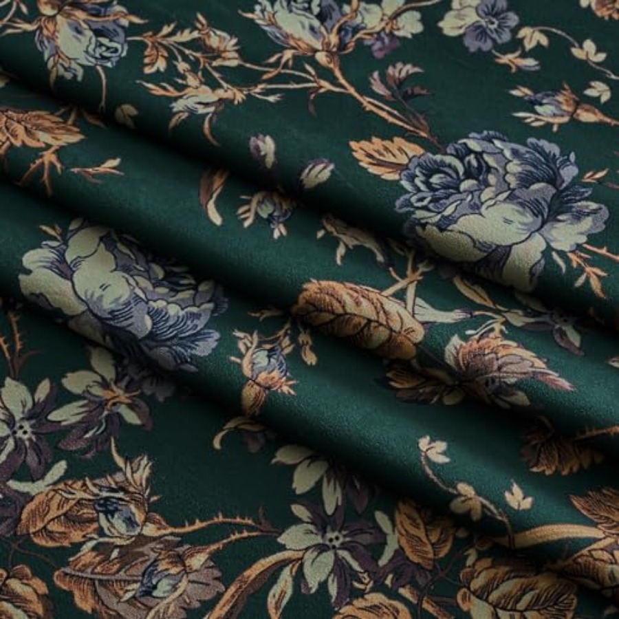 Velvet Curtains Print Curtains - Home Decor Curtain บทวิจารณ์และราคา