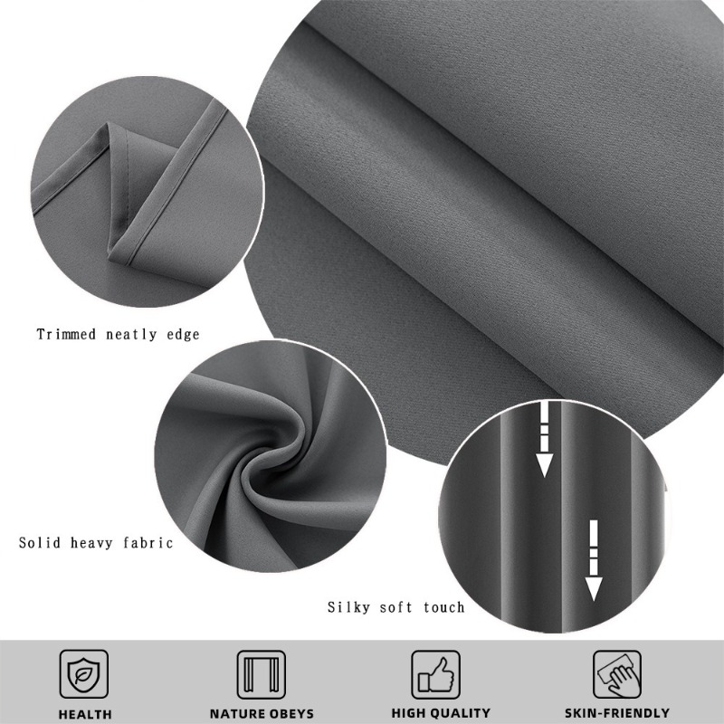 One Pane Light-Blocking Solid  - Home Decor Curtain บทวิจารณ์และราคา