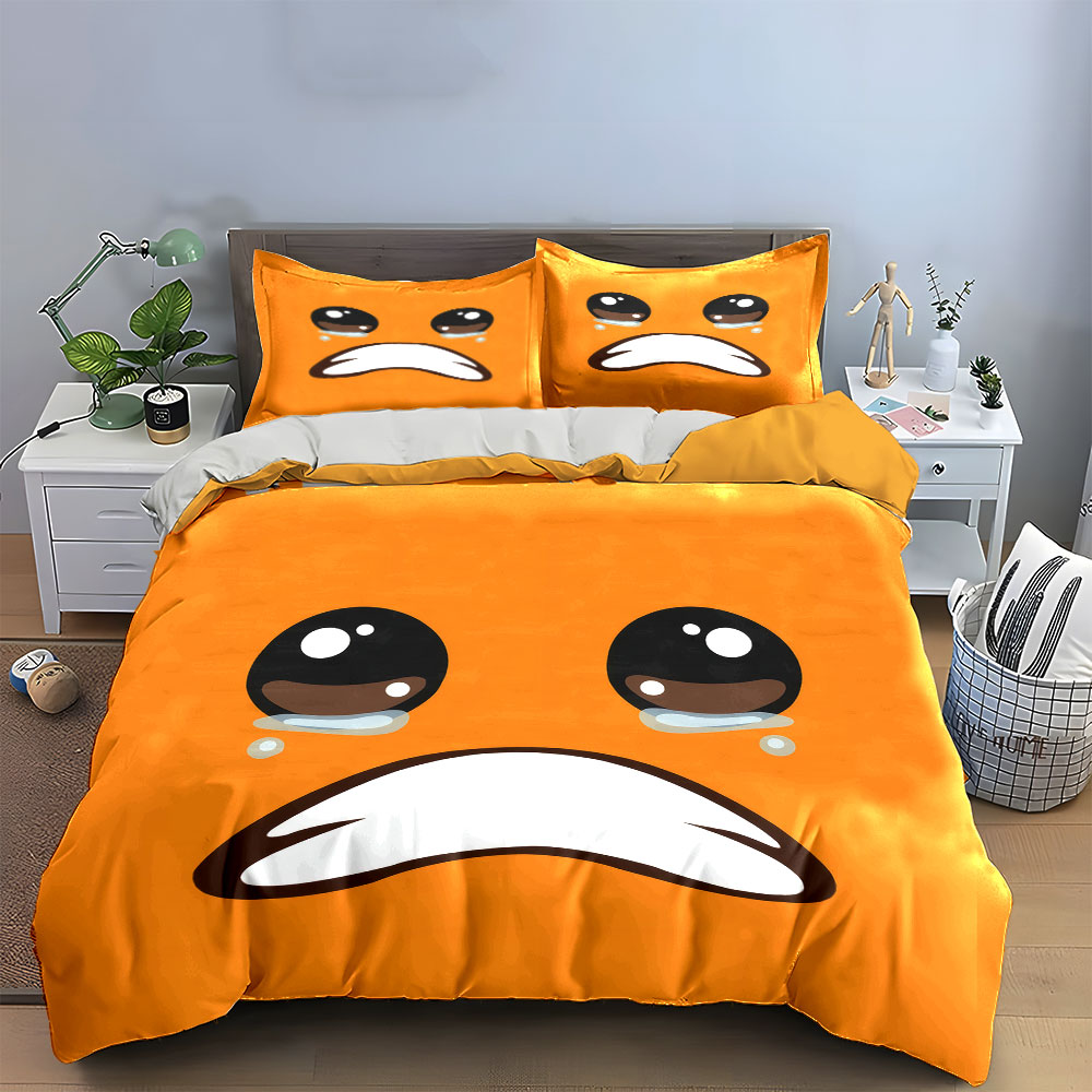Cute Crying Orange Face Emoji  - Home Decor Emoji บทวิจารณ์และราคา