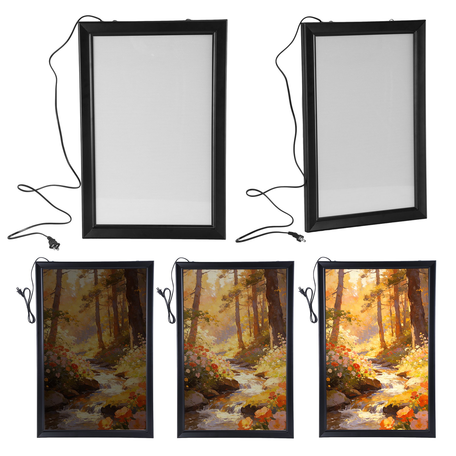 LED Poster Frame 15.7 X 23.6in - Home Decor Exhibition บทวิจารณ์และราคา