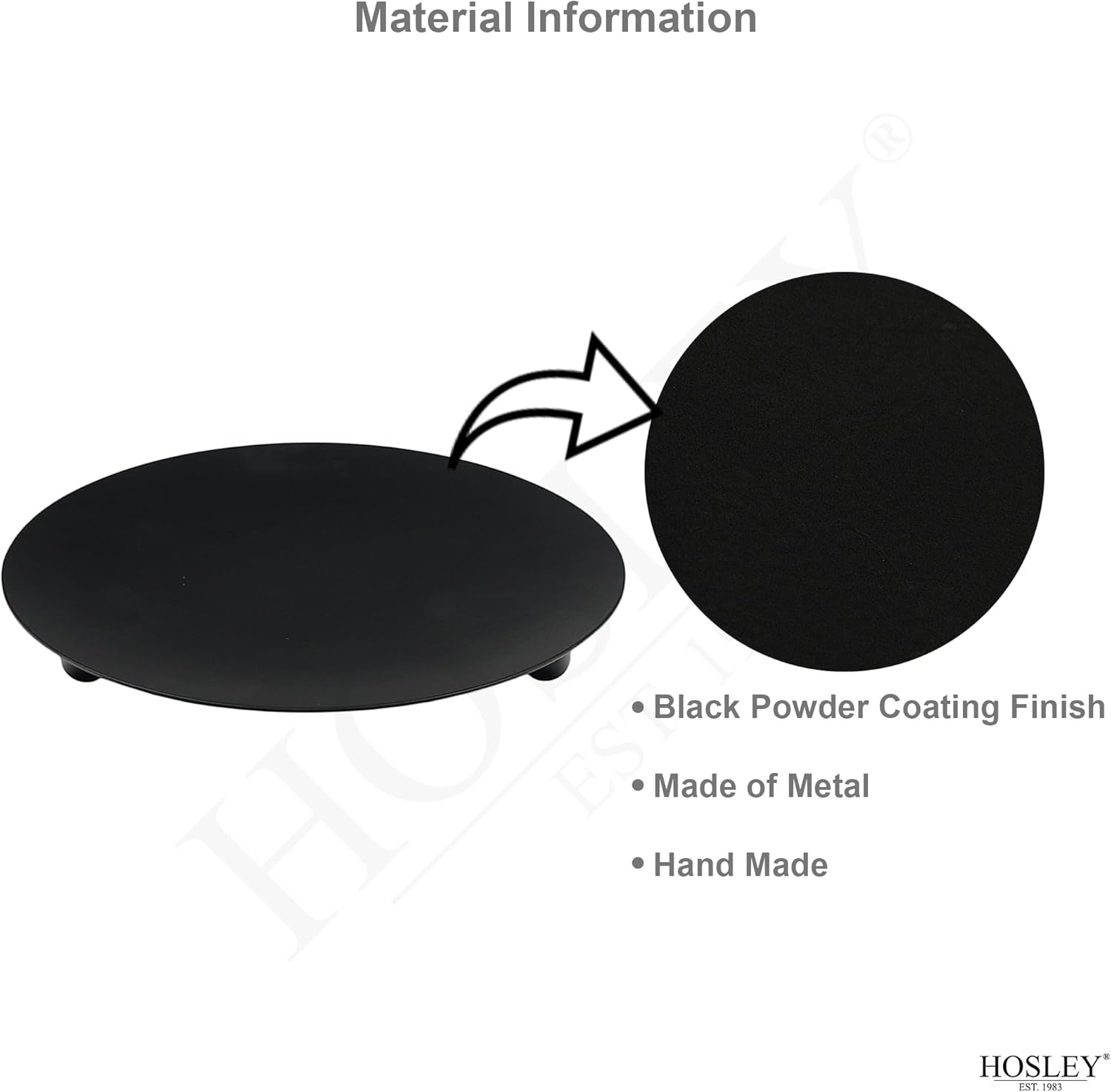 7-Inch Black Iron Pillar Candl - Home Decor Free Images บทวิจารณ์และราคา