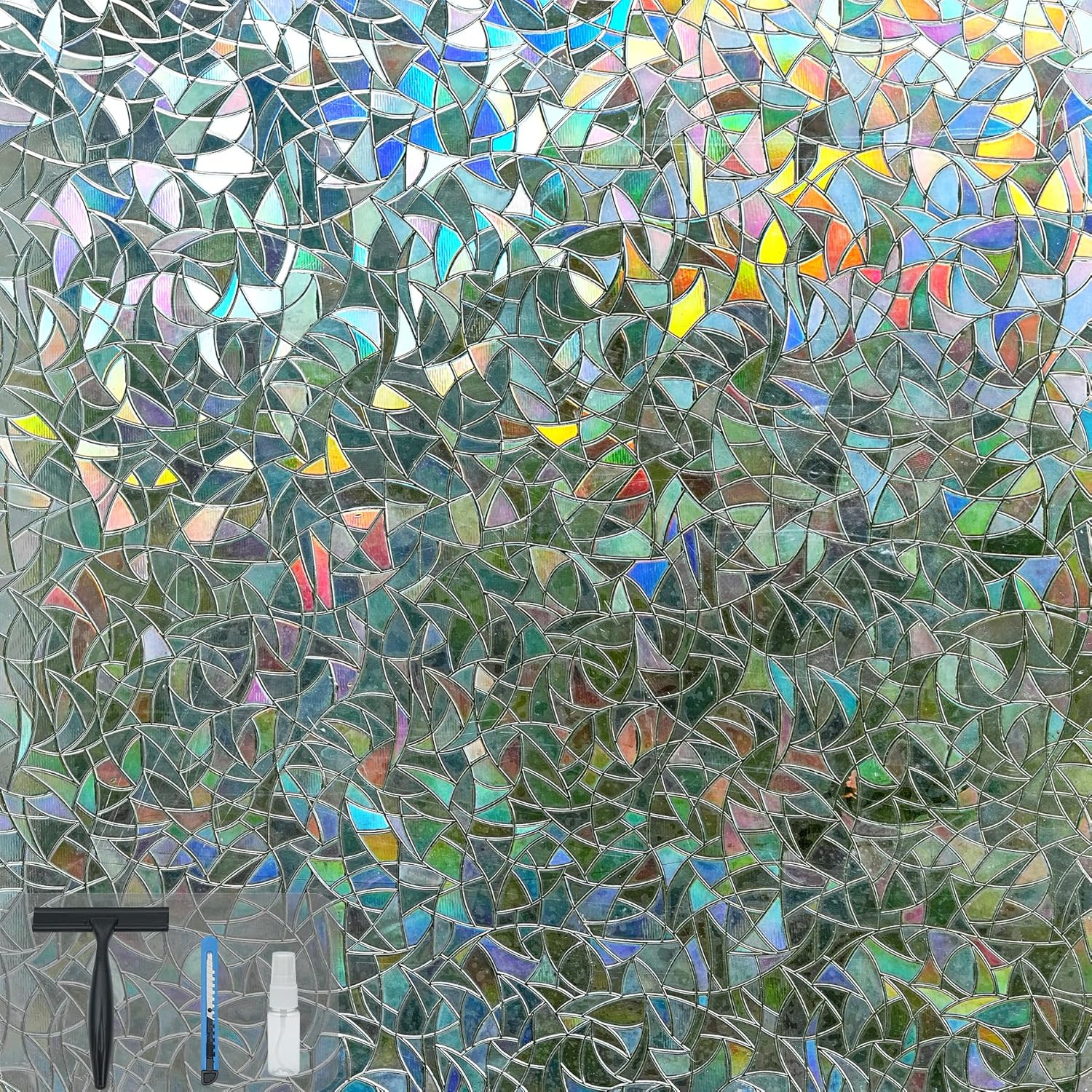 Rainbow Window Cling Privacy F - Home Decor Free Images บทวิจารณ์และราคา