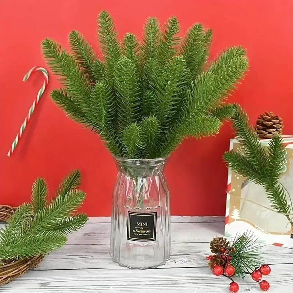 20Pcs Christmas Artificial Pin - Home Decor Xmas Gifts บทวิจารณ์และราคา