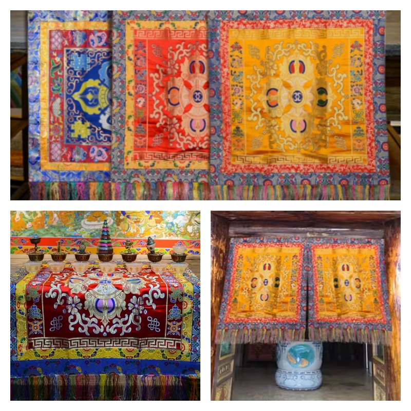 Handmade Embroidery Tablecloth - Home Decor Curtain บทวิจารณ์และราคา