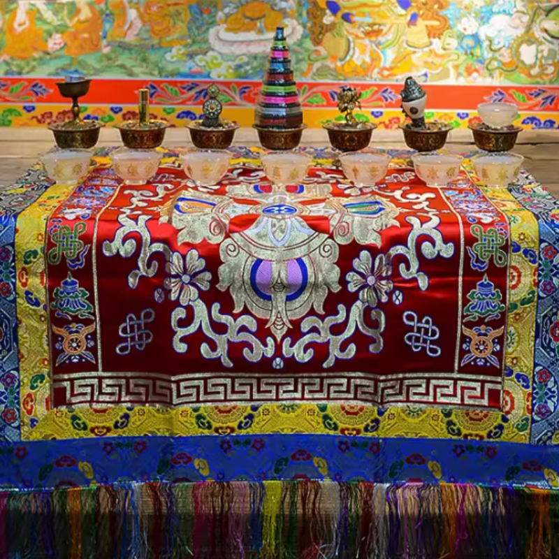 Handmade Embroidery Tablecloth - Home Decor Curtain บทวิจารณ์และราคา