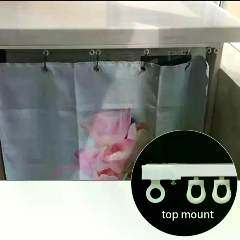 Self Adhesive Curtain Sliding  - Home Decor Curtain บทวิจารณ์และราคา