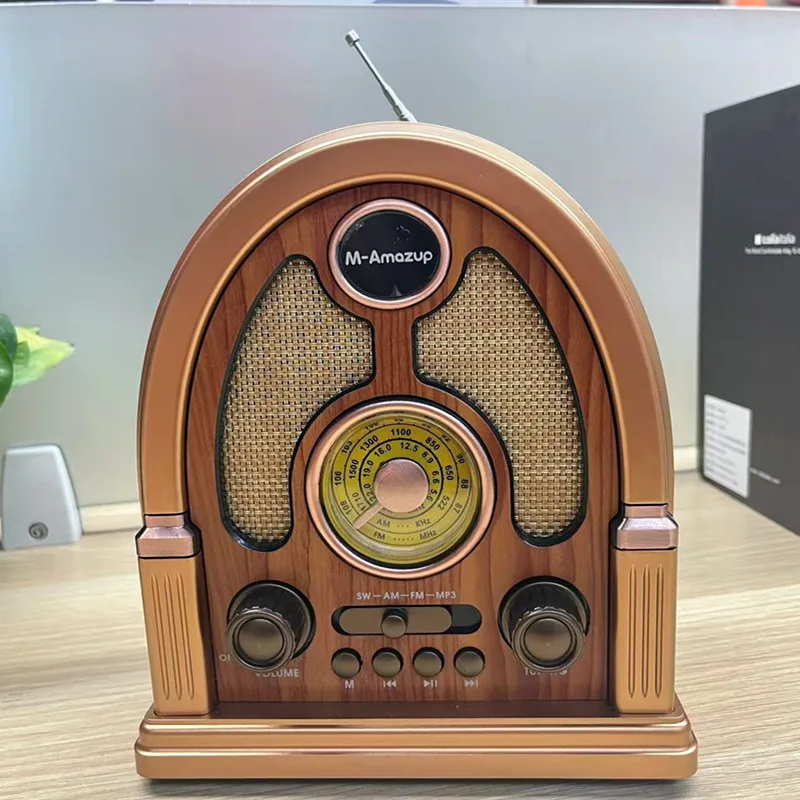 Vintage Retro Bluetooth Radio, - Home Decor Range บทวิจารณ์และราคา