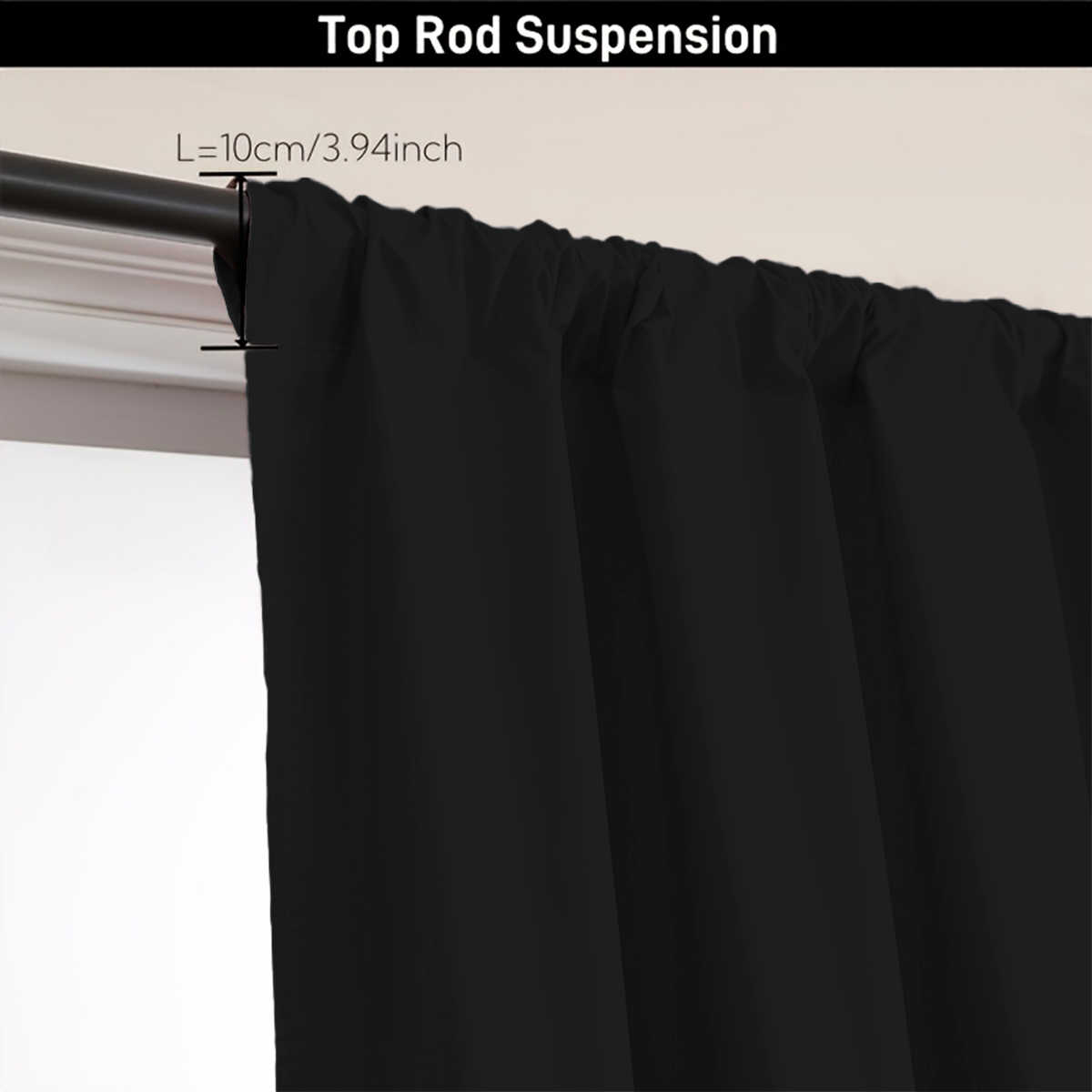 1 Piece of Simple Solid Color  - Home Decor Curtain บทวิจารณ์และราคา