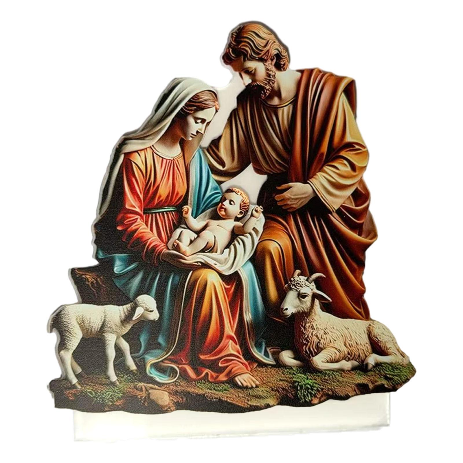 Virgin Mary and Baby Statue Cr - Home Decor Quirky บทวิจารณ์และราคา
