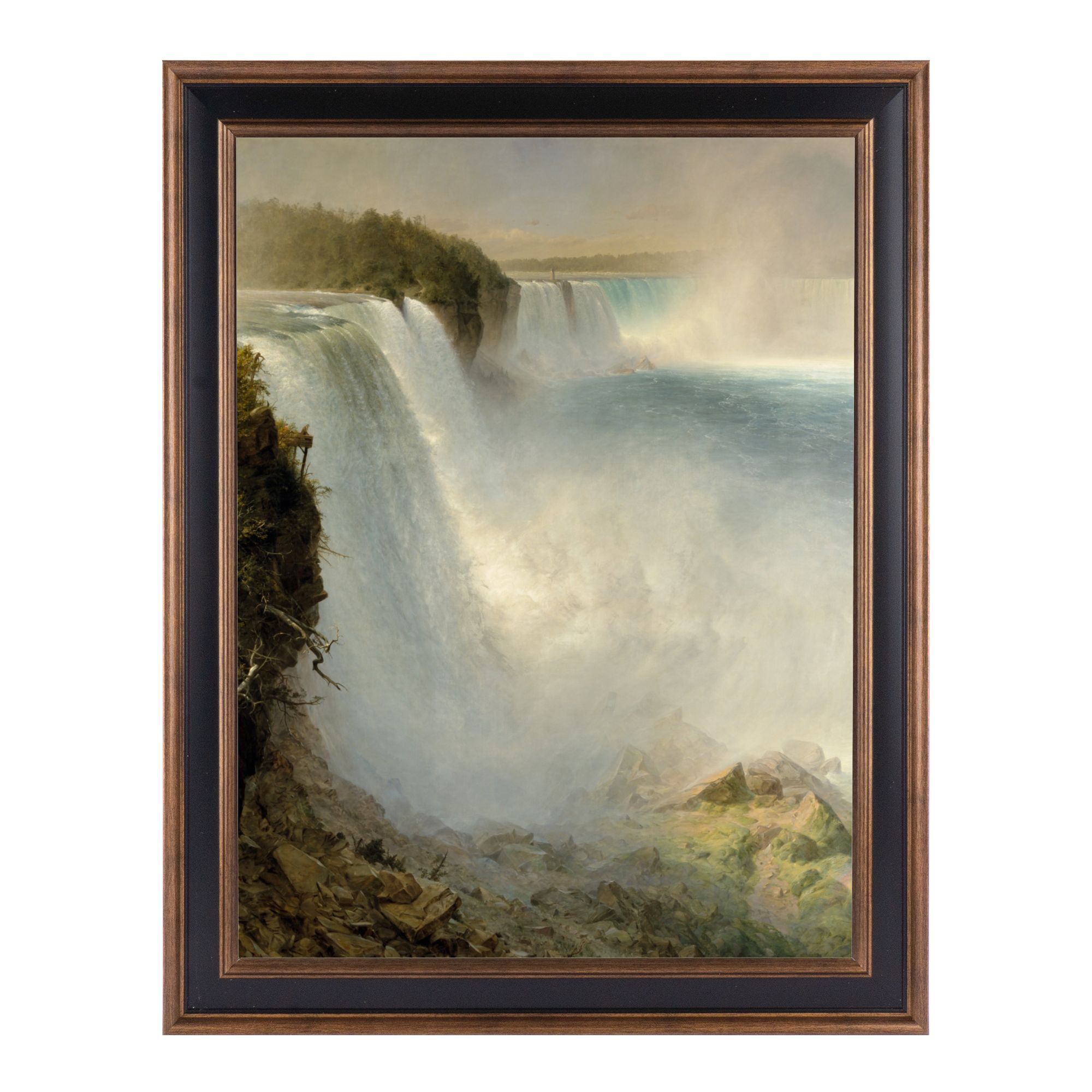 Edwin Church Framed Vintage Ca - Home Decor Mirror บทวิจารณ์และราคา
