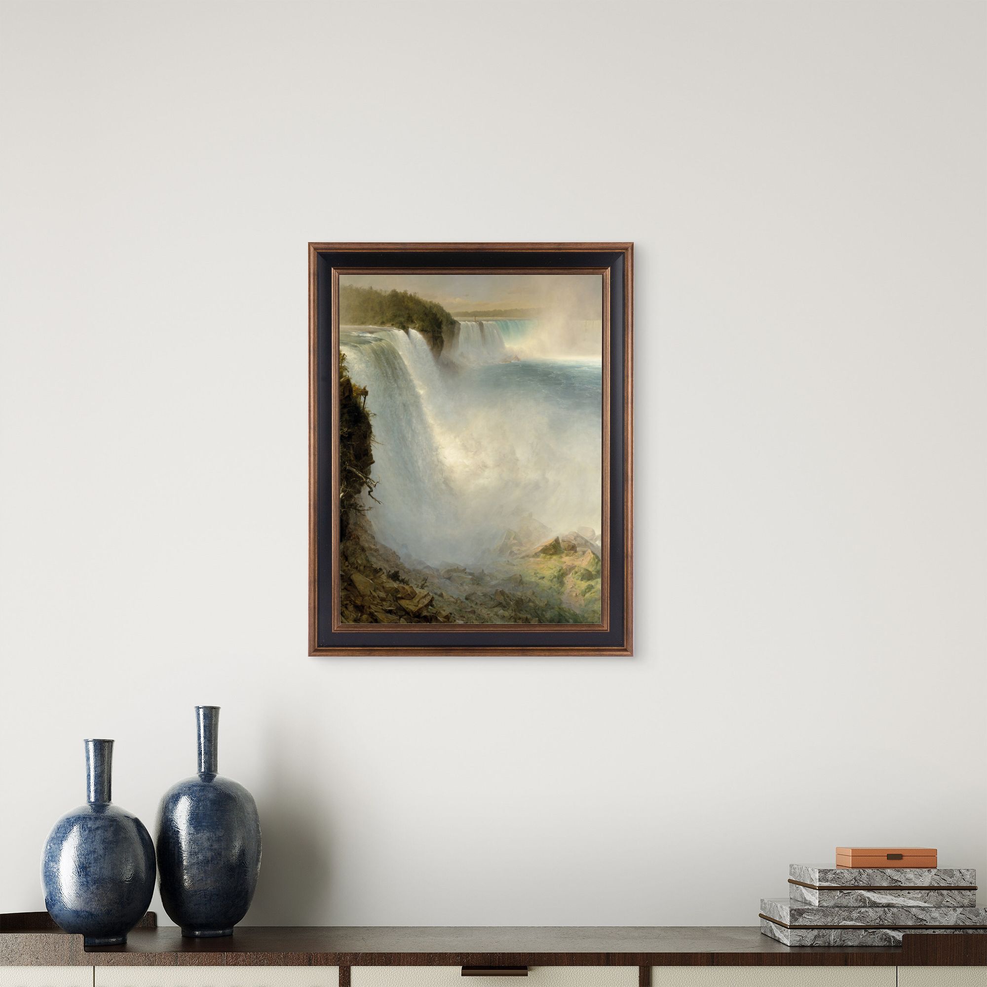 Edwin Church Framed Vintage Ca - Home Decor Mirror บทวิจารณ์และราคา
