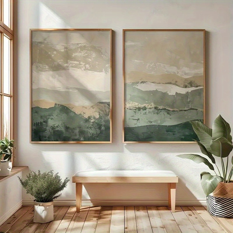 2pcs/set Wabi Sabi Abstract Ge - Home Decor Range บทวิจารณ์และราคา