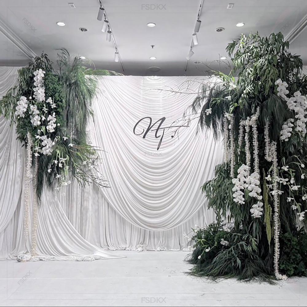 FSDKX Cheap White Ice Silk Clo - Home Decor Curtain บทวิจารณ์และราคา