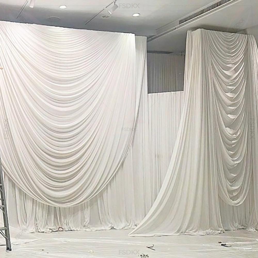FSDKX Cheap White Ice Silk Clo - Home Decor Curtain บทวิจารณ์และราคา