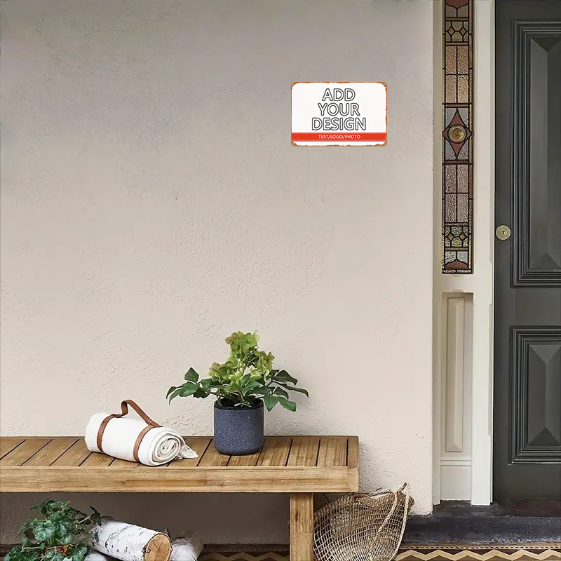 5.2D Flat Custom Metal Tin Sig - Home Decor Free Images บทวิจารณ์และราคา