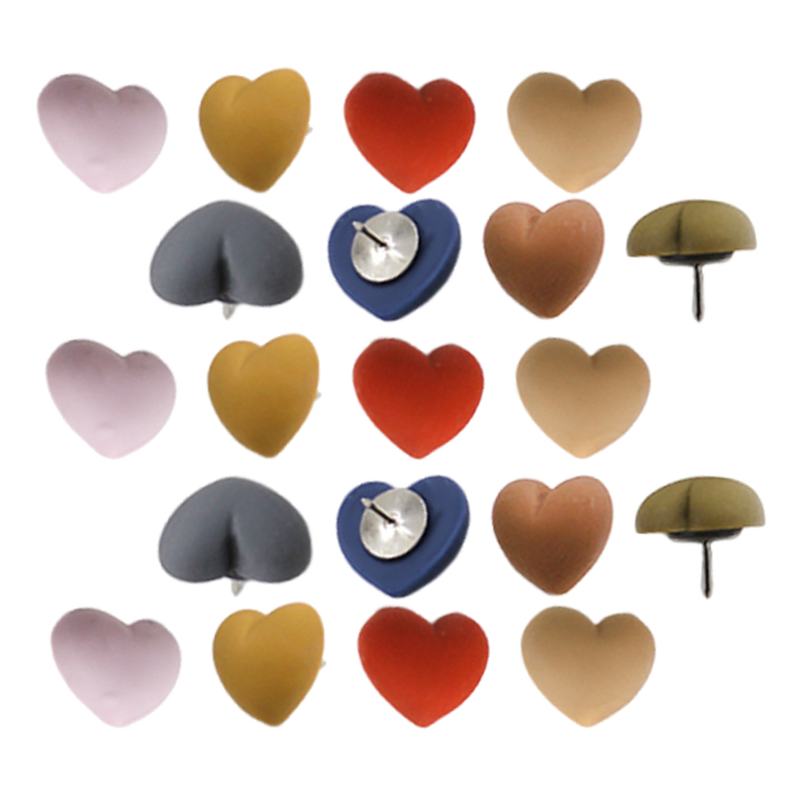 30Pcs Heart Push Pins Resin Th - Home Decor Location บทวิจารณ์และราคา