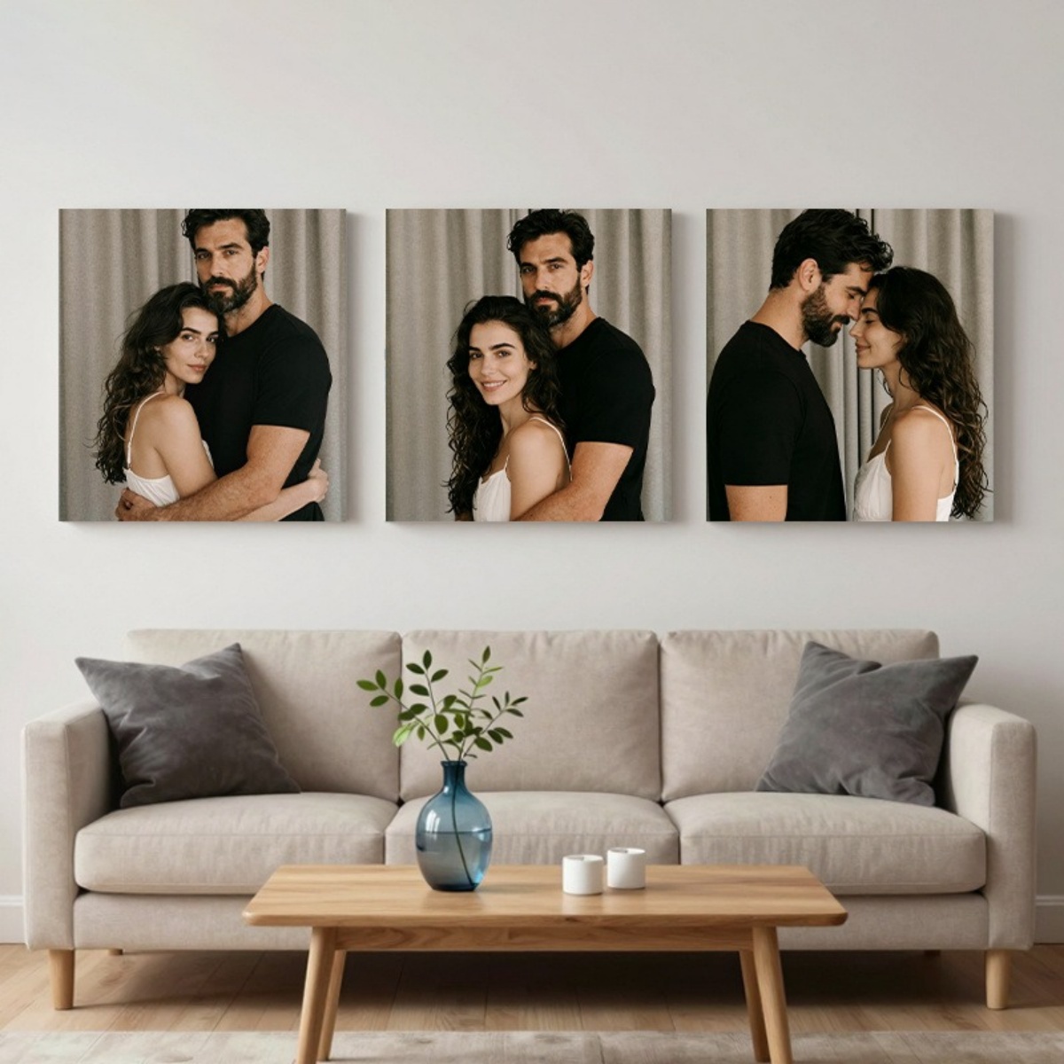 Set of 3 Custom Photo Decor Pi - Home Decor Canvas บทวิจารณ์และราคา
