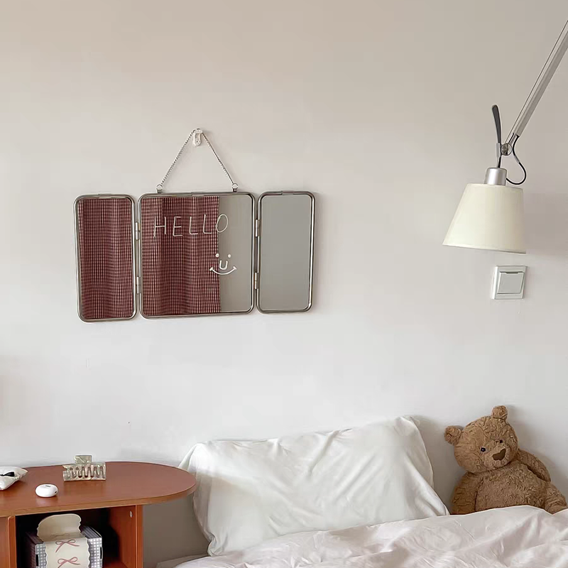 Ins Style Square Three Fold Wa - Vanity Home Decor บทวิจารณ์และราคา