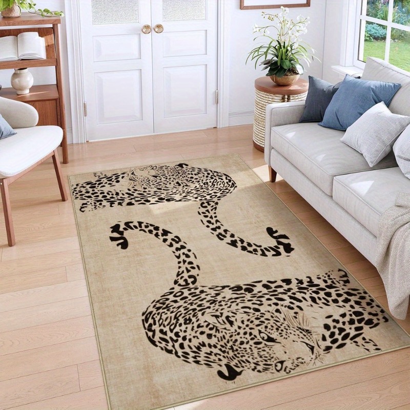 Carpet for Living Room Leopard - Home Decor Ig บทวิจารณ์และราคา