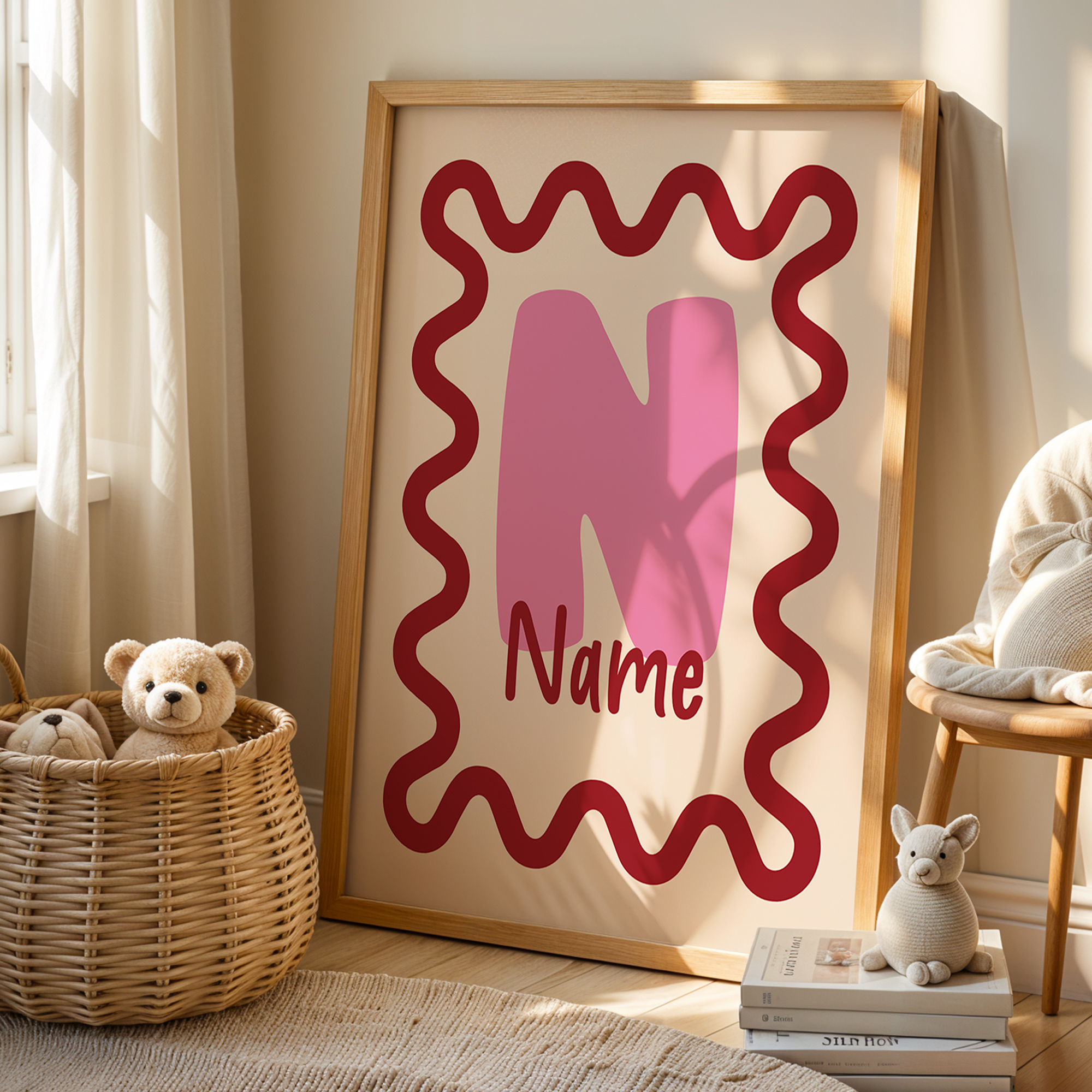 Personalized Custom Name Carto - Home Decor On Wall บทวิจารณ์และราคา