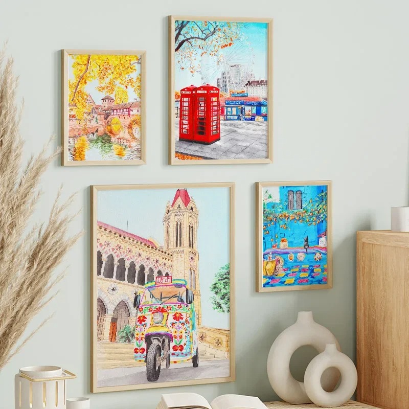 Colorful London Karachi Citysc - Home Decor Karachi บทวิจารณ์และราคา