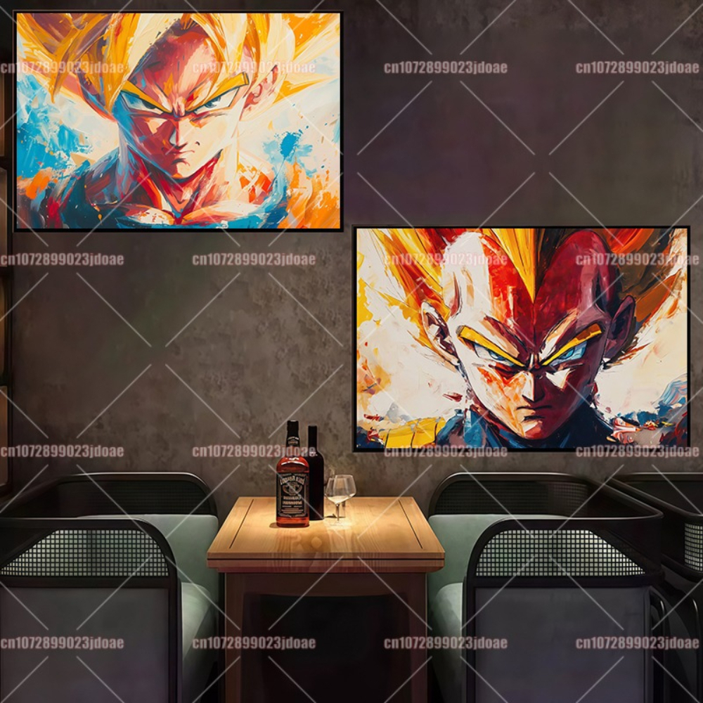 Dragon Ball Anime Wall Art - V - Home Decor Canvas บทวิจารณ์และราคา