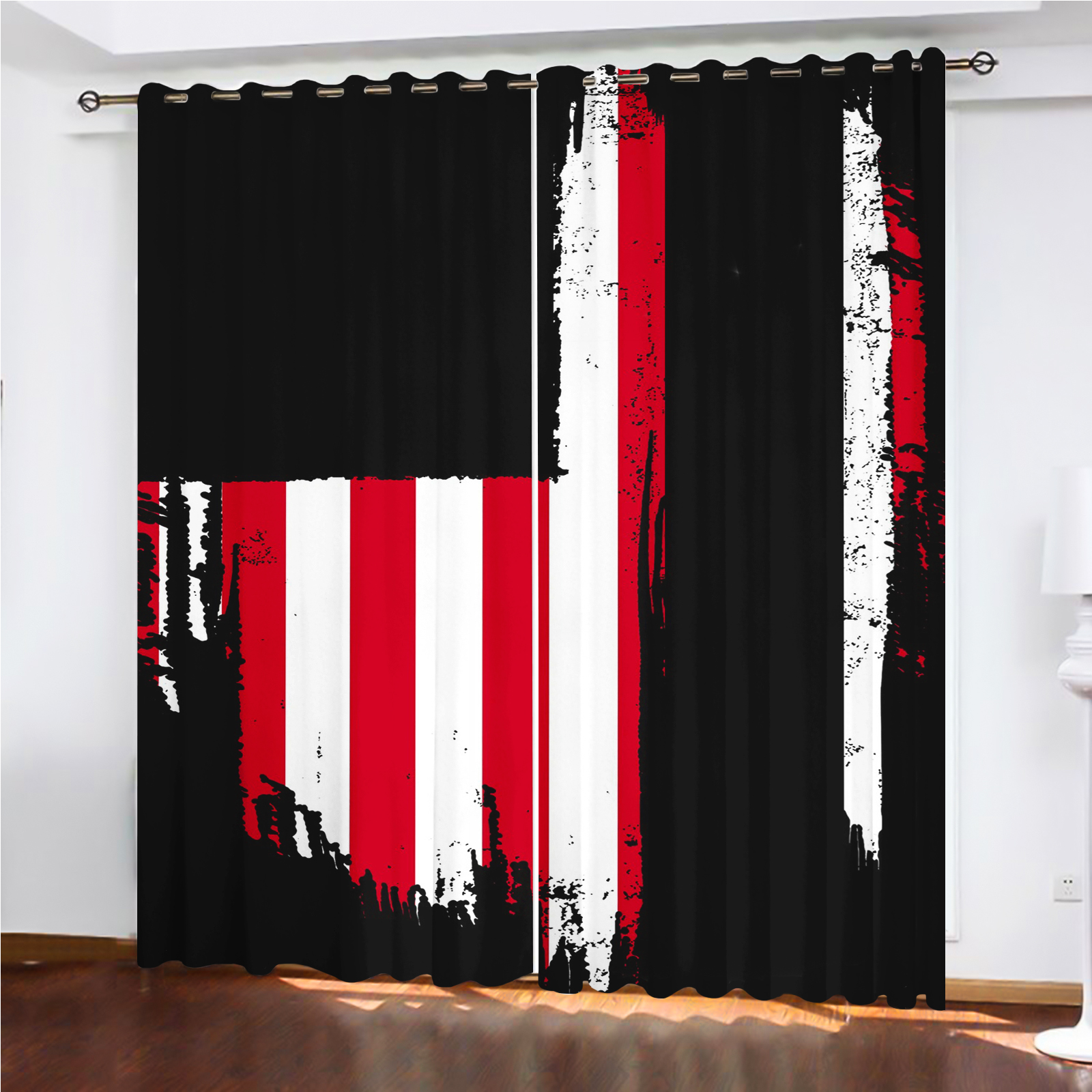 America 250th Anniversary Curt - Home Decor Curtain บทวิจารณ์และราคา
