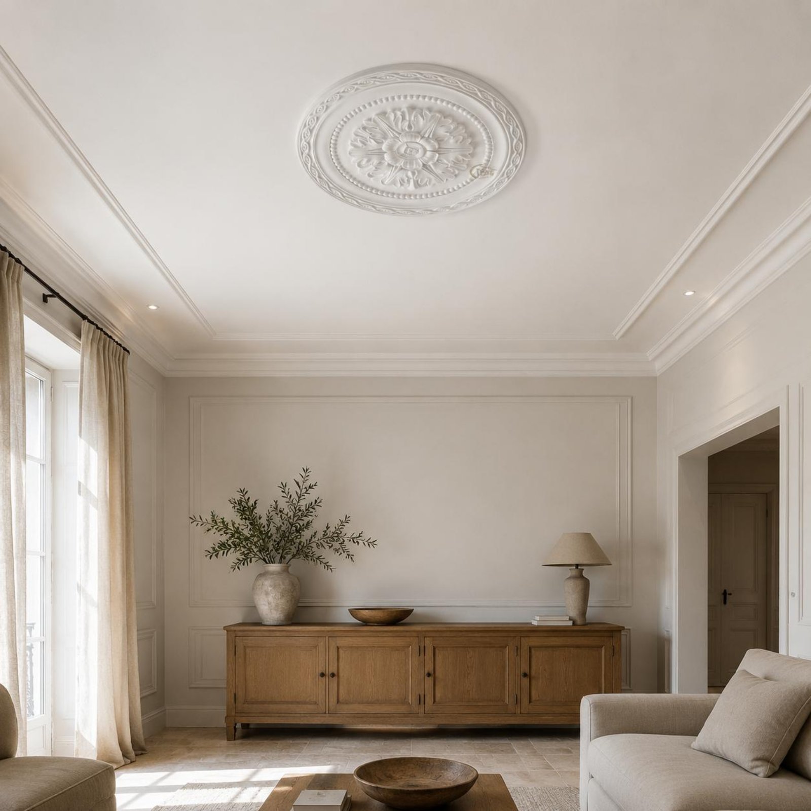 Ceiling Medallion European Des - Home Decor Living Room บทวิจารณ์และราคา