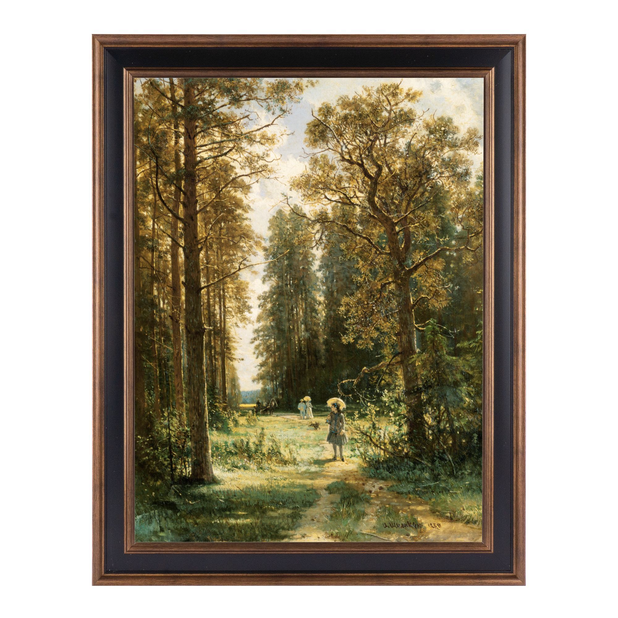 Ivan Shishkin Framed Canvas Wa - Home Decor Mirror บทวิจารณ์และราคา