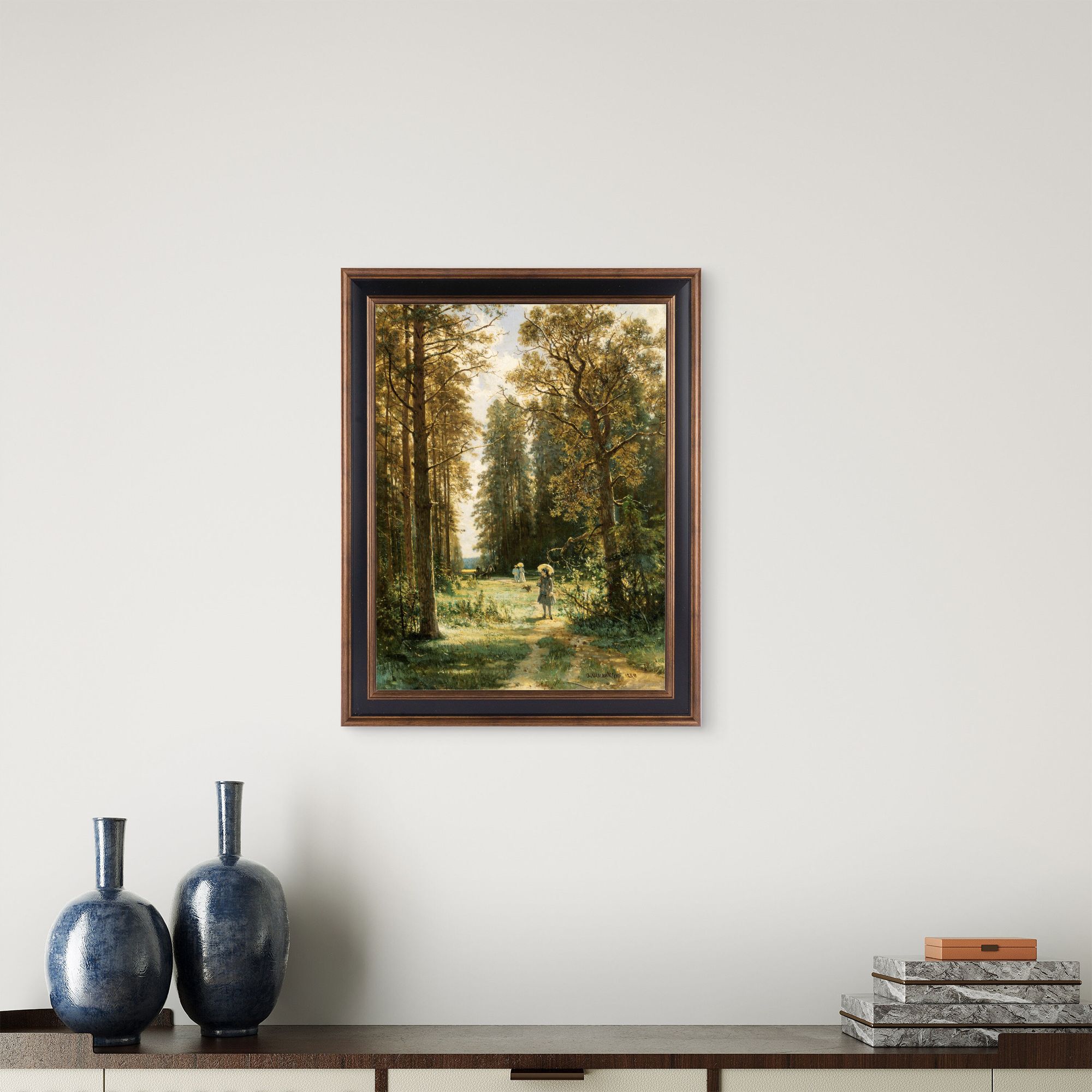 Ivan Shishkin Framed Canvas Wa - Home Decor Mirror บทวิจารณ์และราคา