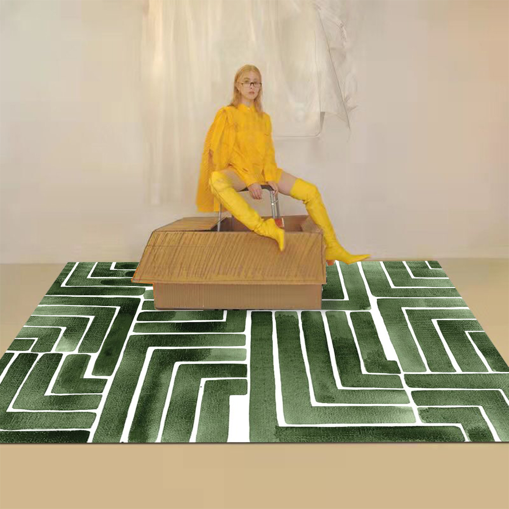 Geometric Irregular Lines Larg - Home Decor Ig บทวิจารณ์และราคา