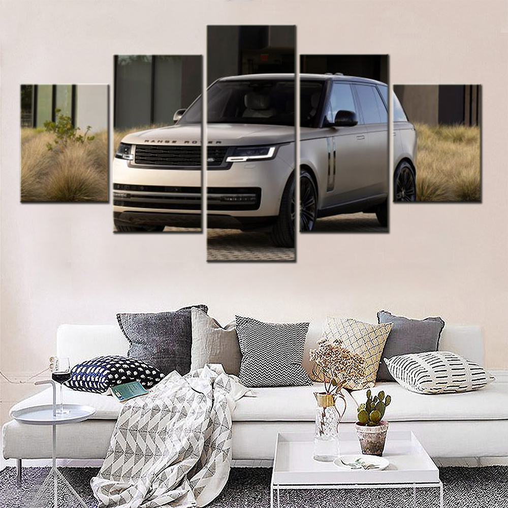5 Pieces Wall Art Canvas Cars  - Home Decor Range บทวิจารณ์และราคา