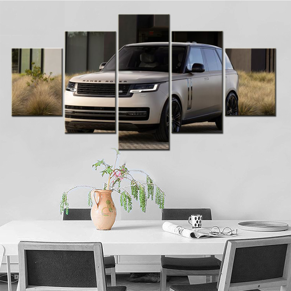 5 Pieces Wall Art Canvas Cars  - Home Decor Range บทวิจารณ์และราคา